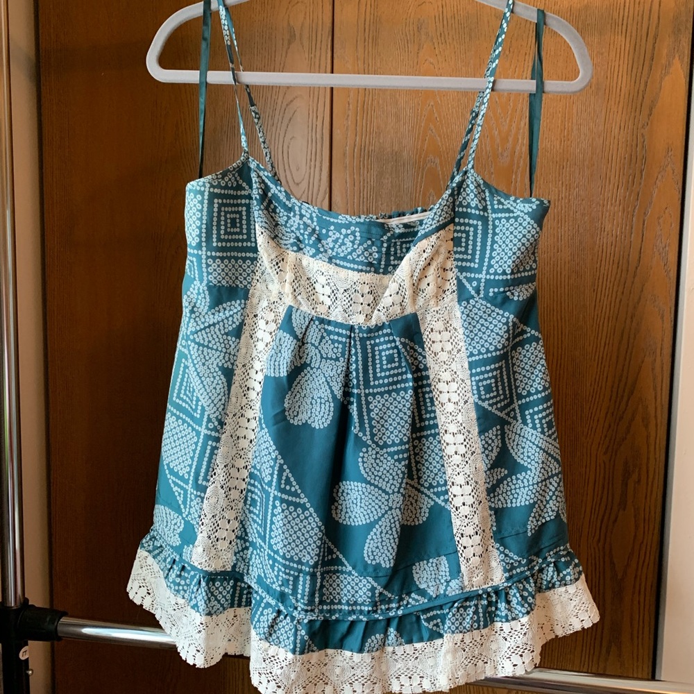 BCBGMAXAZRIA silk top